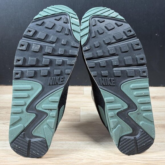 Nike Air Max 90 PRM Shoes Mens Size 9.5 White Black Burgundy Sneakers FV6059-001 - Picture 8 of 10